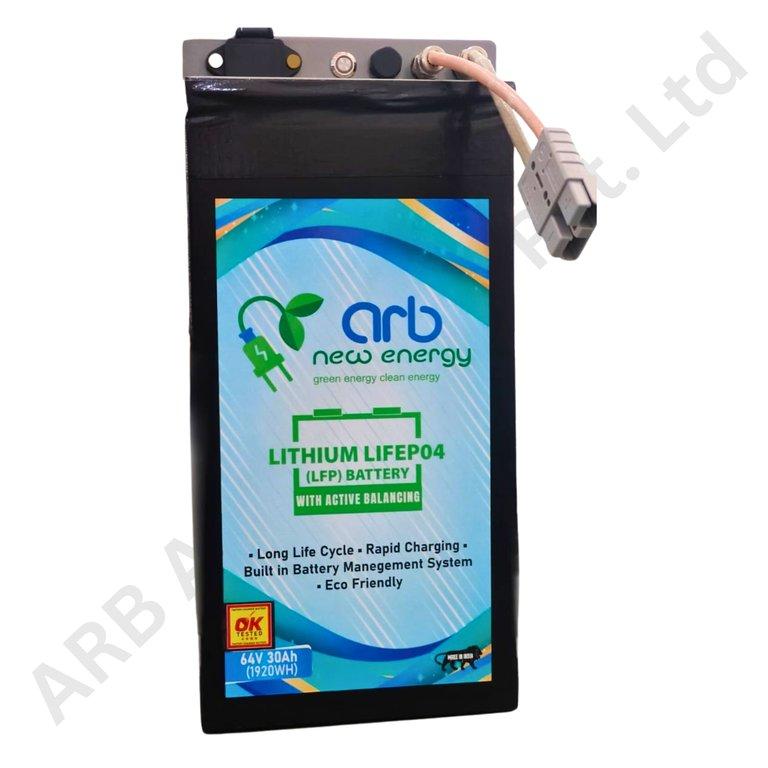 64V 30AMP 20S 2P Lfp Battery Pack for E Scooter